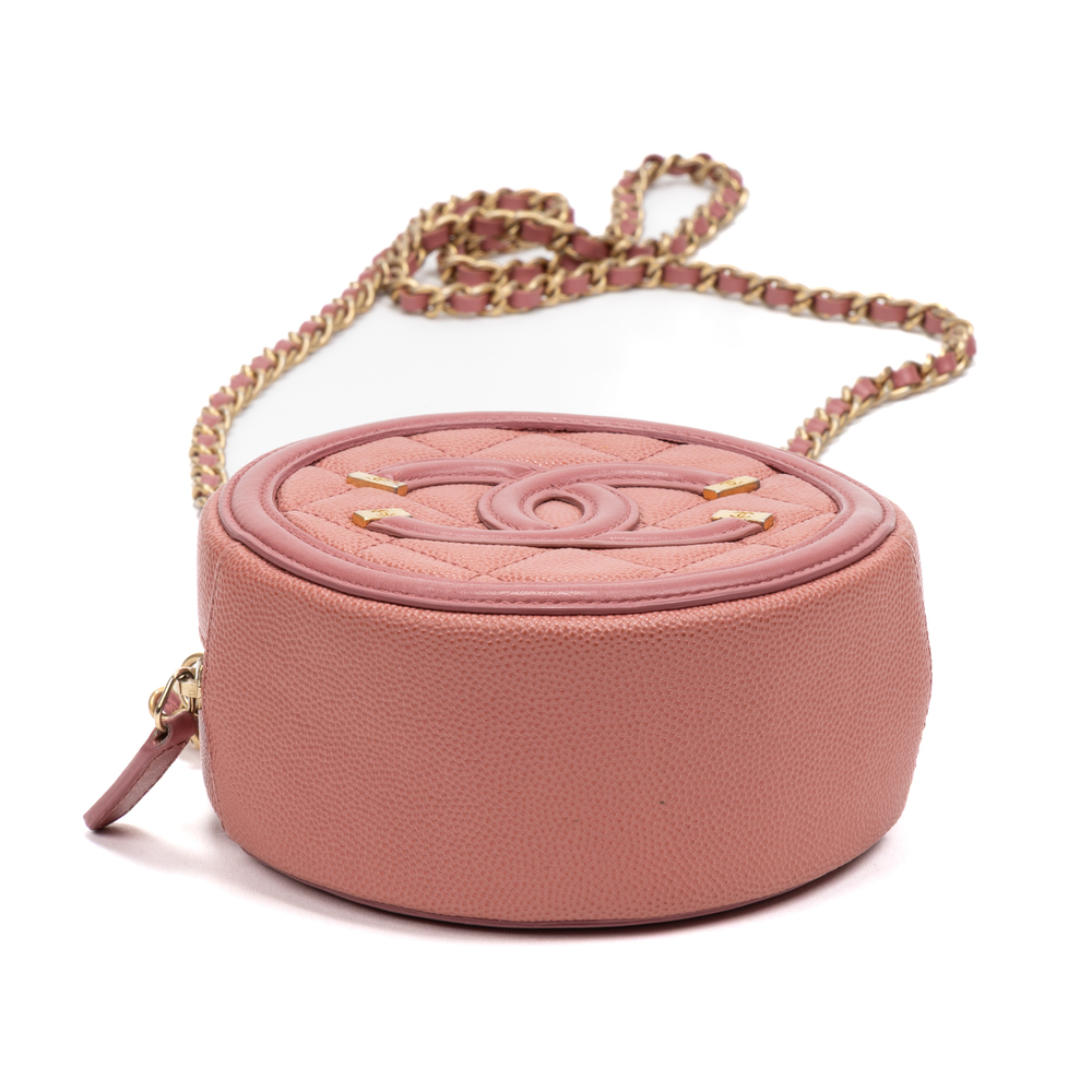 Chanel Filigree Round Chain Clutch Mini - Picture 6 of 9
